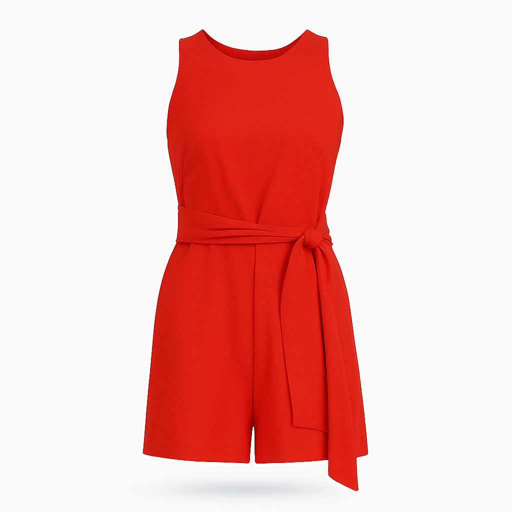Tuta Donna per Ogni Occasione Poliestere - Rosso - abbigliamento versatile abito formale casual chic donna moda donna occasione ogni one-pieces poliestere taglio moderno tuta tuta donna tuta elegante tuta poliestere vestibilità comoda - Concept Palermo