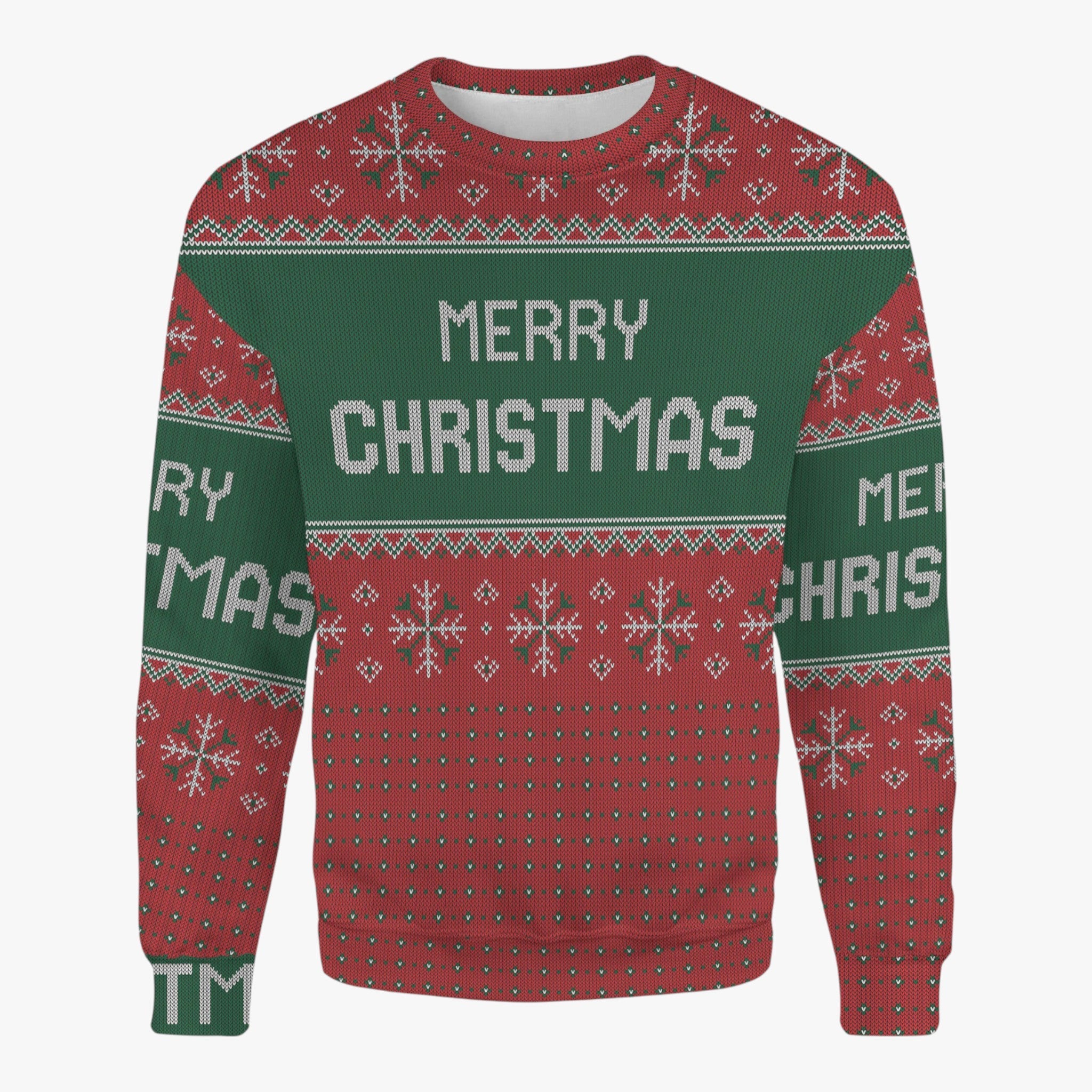 Maglione Casual Unisex con Fiocchi di Neve Charmant per uno Stile Accogliente - Design 1 - 3D-print accogliente casual charmant feestdagen fiocchi kersttrui maglione maglione casual mode neve o-hals sneeuwvlokpatroon stile sweater unisex winterkleding - Concept Palermo