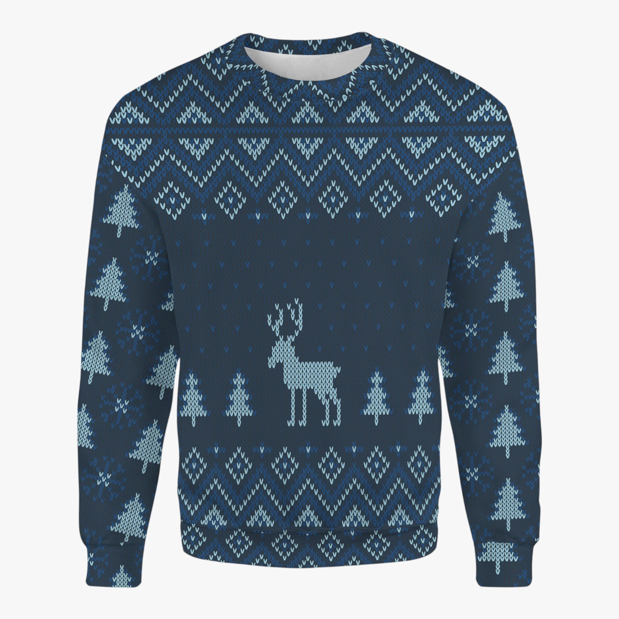 Maglione Casual Unisex con Fiocchi di Neve Charmant per uno Stile Accogliente - Design 2 - 3D-print accogliente casual charmant feestdagen fiocchi kersttrui maglione maglione casual mode neve o-hals sneeuwvlokpatroon stile sweater unisex winterkleding - Concept Palermo