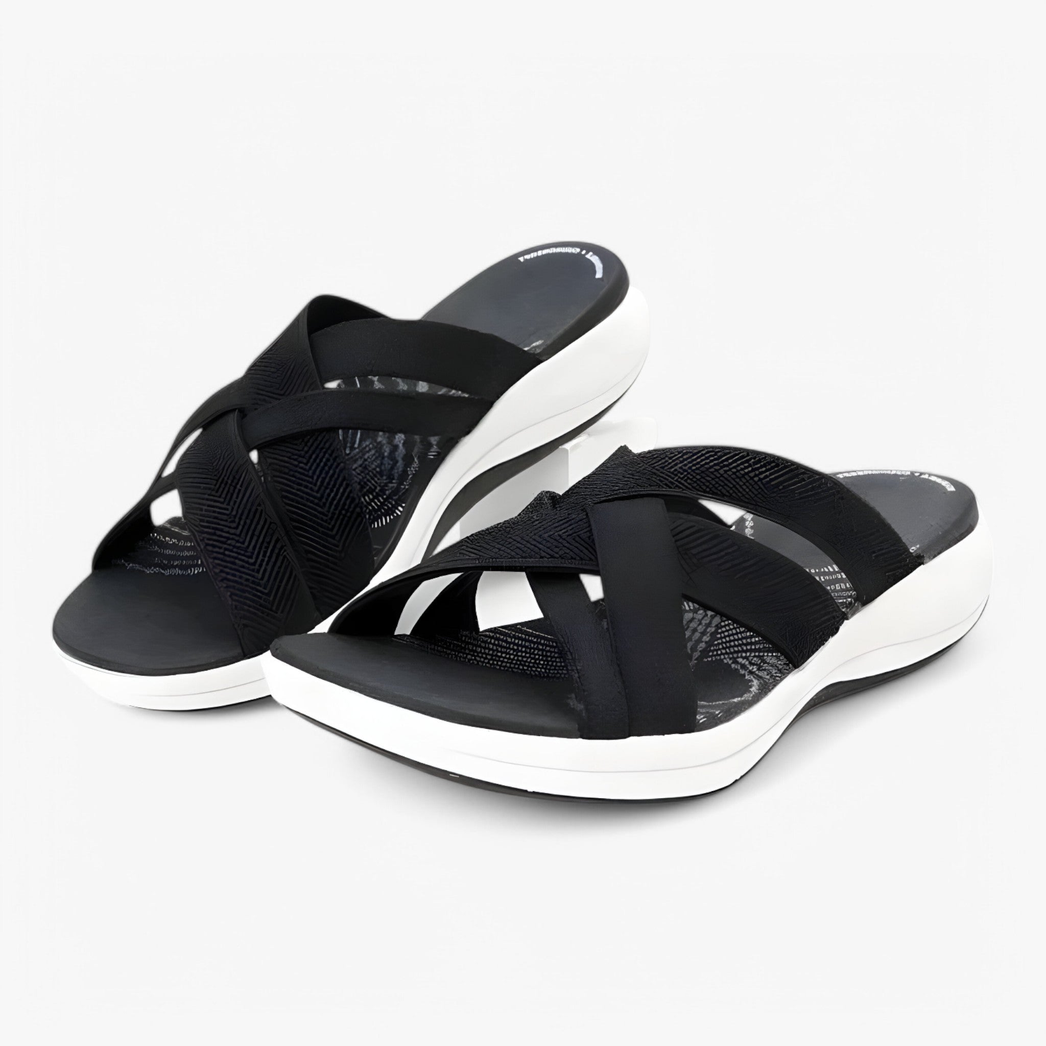 Sandali ortopedici da donna Nova - Nero - donna nova ortopedici sandali sandali ortopedici sandals women sandals - Concept Palermo