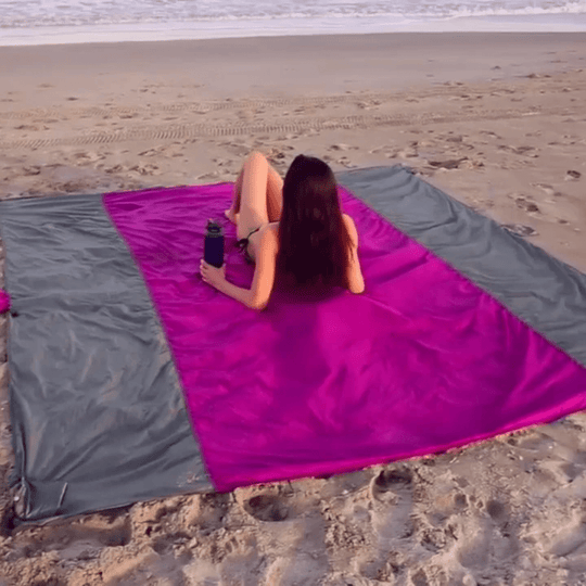 Mr Beach Tappetino da spiaggia senza sabbia Ultimate Beach - Viola 200x210cm - beach beach mats beach tappetino mr beach tappetino da spiaggia senza sabbia ultimate beach- € sabbia spiaggia tappetino ultimate - Concept Palermo