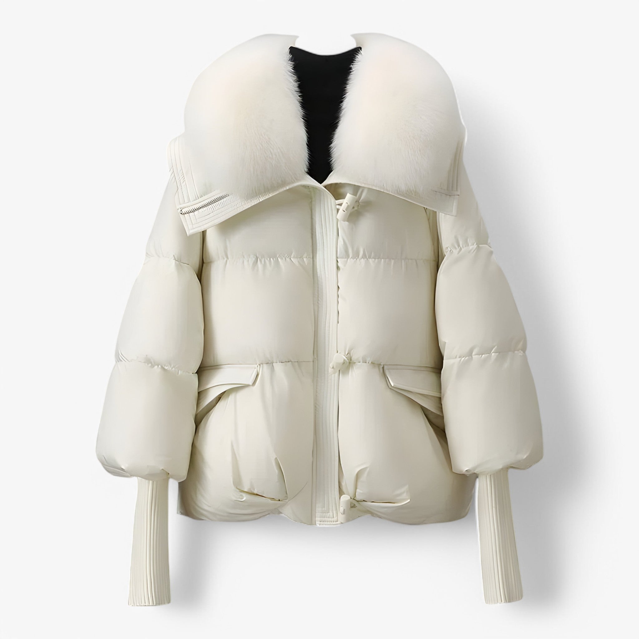 Giacca con Fodera in Pelliccia - Bianco S - fodera giacca giacca fodera pelliccia women's coats & jackets - Concept Palermo