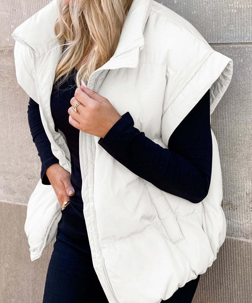 Veste Élégante à Manches Tendance Femme Autumn Collection - Blanc - autumn collection cross-from-seroa-10300996124938 femme manches mode femme New-google style moderne tendance tendances mode veste veste avec poches veste confortable veste lavable veste polyvalente veste tendance veste élégante vêtement décontracté élégante - Concept Palermo