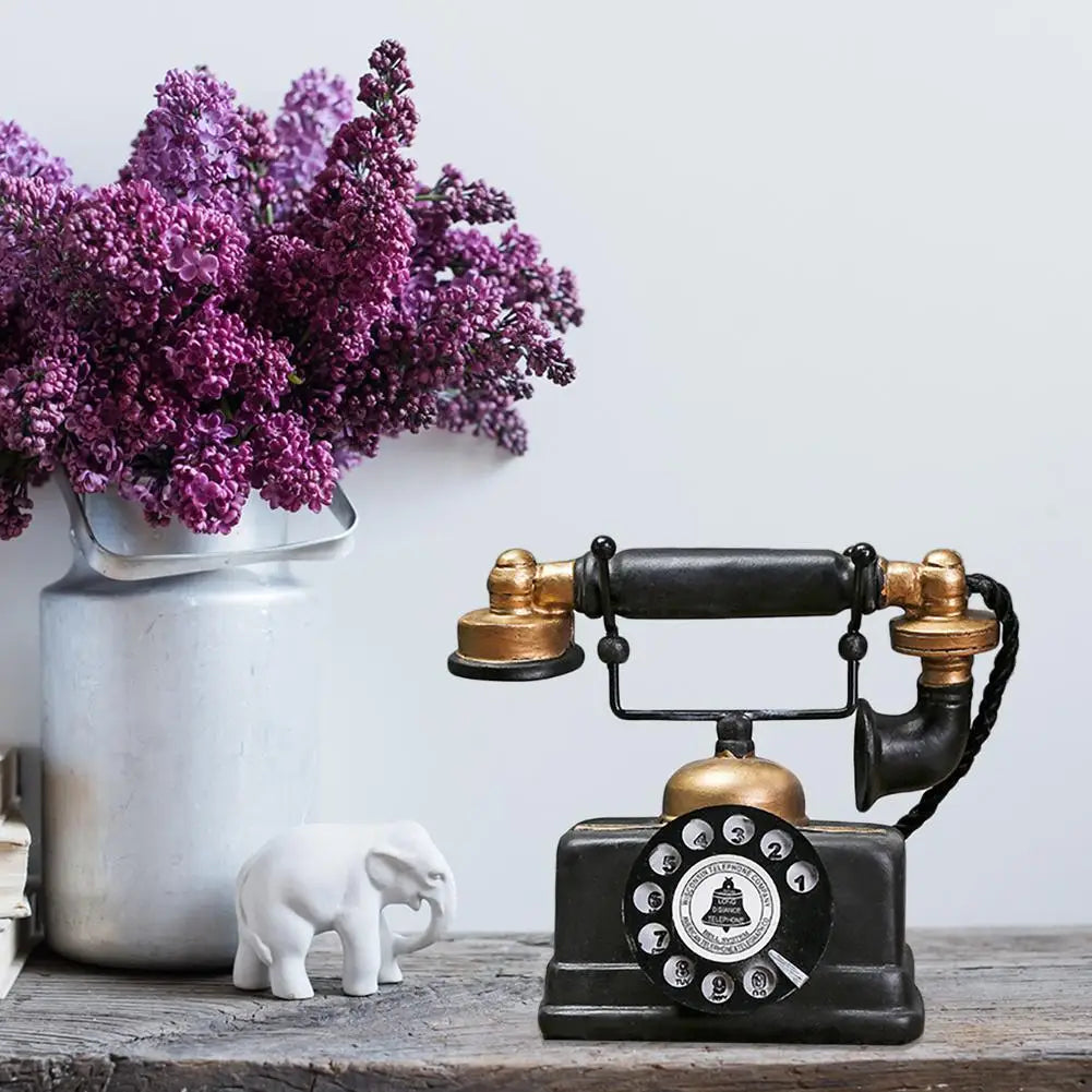 RetroTech - Decorazione Telefonica Antica Rosso - - antica decorazione home home & garden home decor retrotech telefonica - Concept Palermo
