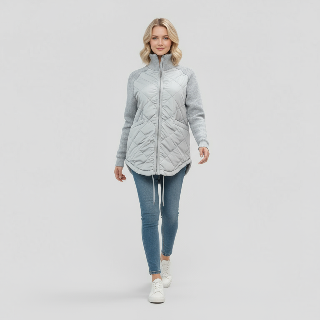 Giacca Piumino Leggera da Donna - - abbigliamento donna donna giacca giacca comoda giacca elegante giacca estiva donna giacca leggera giacca multifunzionale giacca patchwork giacca piumino giacche da donna leggera outerwear femminile piumino piumino donna - Concept Palermo