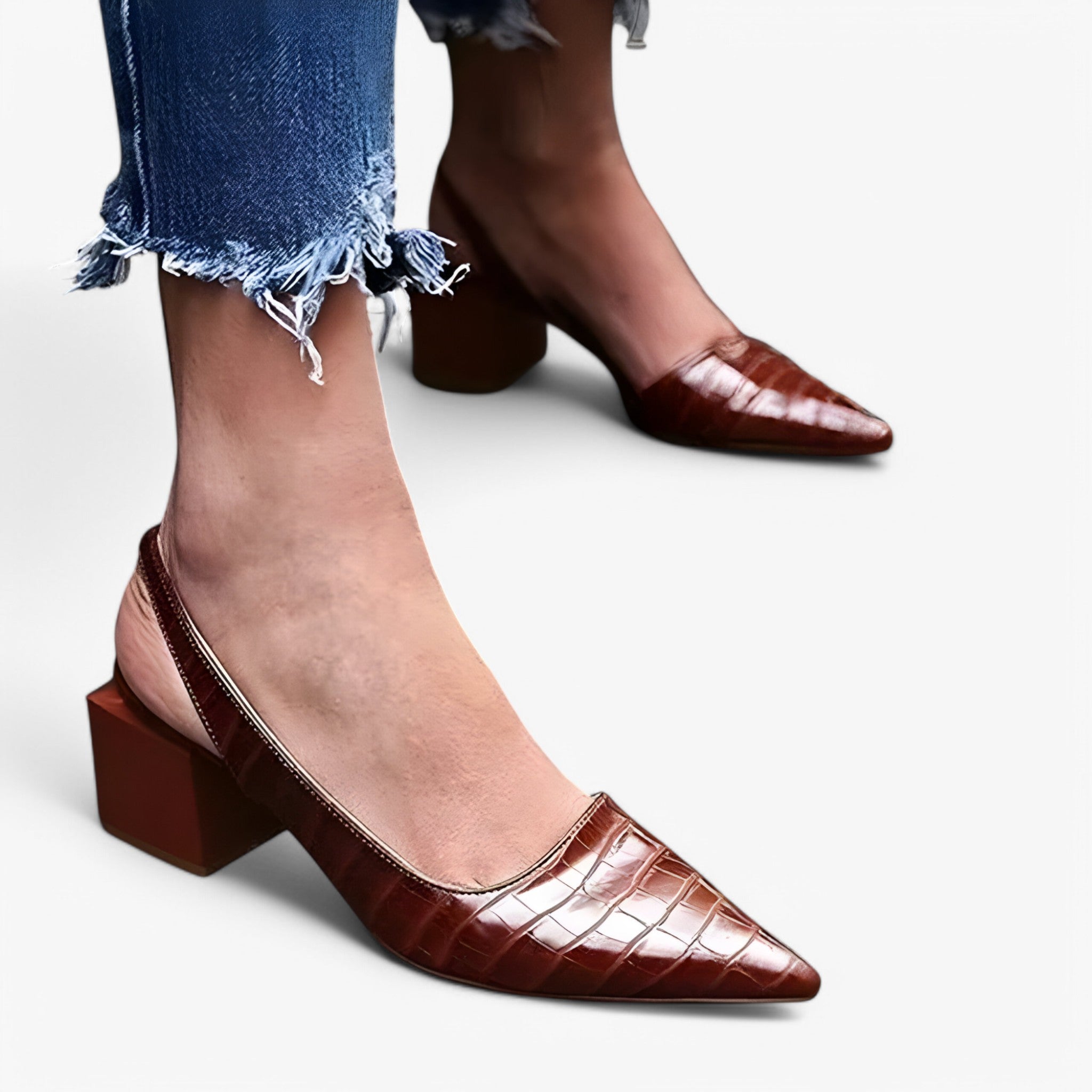 Décolleté Nere Donna in Vera Pelle con Tacco Alto e Cinturino Eleganti - Marrone scuro - amber | décolleté con cinturino - €25 cinturino Dames pumps Damesmode Damessandalen damesschoenen donna décolleté décolleté cinturino Verkoop - Concept Palermo