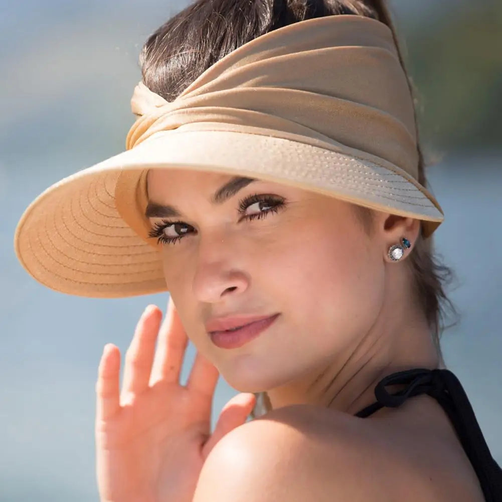 Cappello da spiaggia estivo con visiera ampia, cappello parasole pieghevole Uomo - Cammello Una misura - ampia Beach Hat cappello cappello spiaggia estivo Hat Women parasole pieghevole spiaggia Sun Hats uomo Women's Hat - Concept Palermo