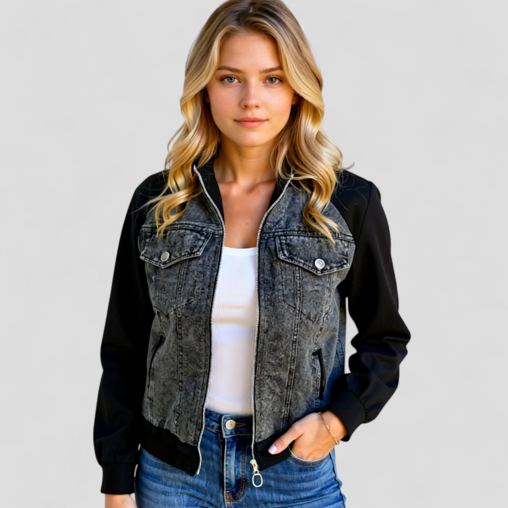 Giacca Donna Denim Versatile - - abbigliamento femminile denim denim jacket women donna donna giacca giacca giacca casual giacca cotone giacca creativa giacca denim giacca denim colore giacca denim versatile giacca donna giacca donna trendy giacca in denim giacca moda donna giacca spandex giacche da donna versatile - Concept Palermo