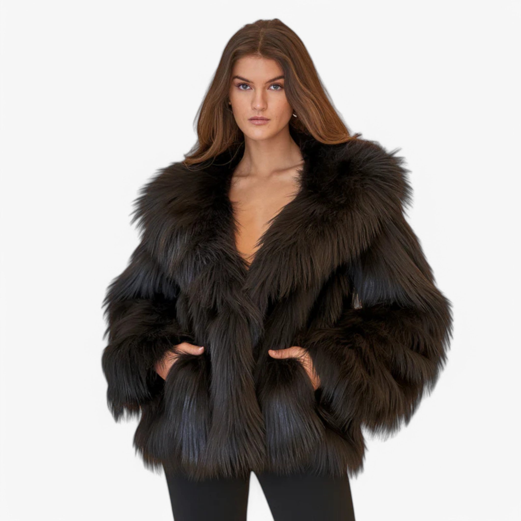 Cappotto in pelliccia sintetica - - cappotto cappotto pelliccia pelliccia sintetica women's coats & jackets - Concept Palermo