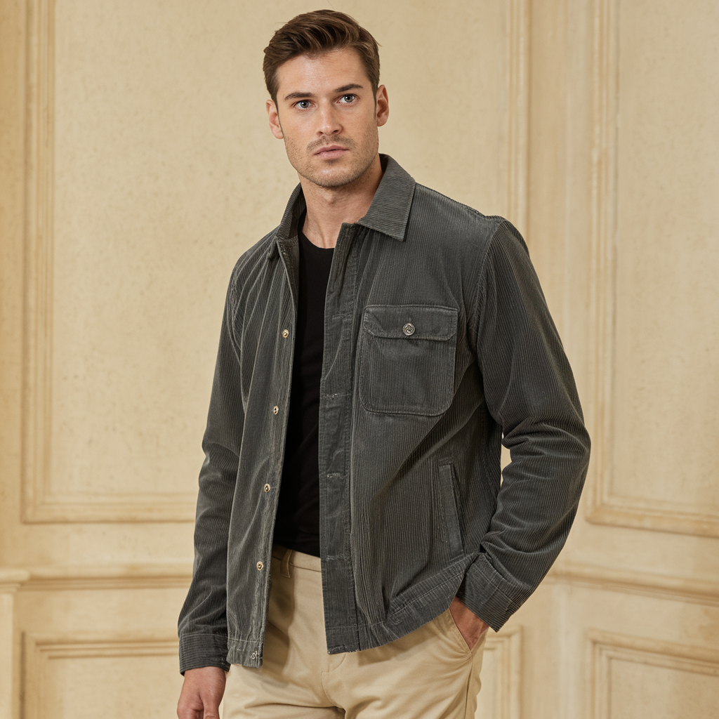 Giacca di velluto a coste - Vintage e alla moda Uomo - - alla coste giacca giacca velluto Jacket men's coats & jackets Men's Fashion moda uomo velluto - Concept Palermo