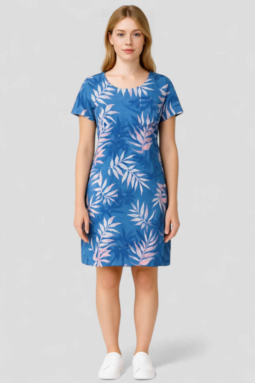 Vestito Estivo Donna Floreale in Cotone Leggero - Abito Casual Elegante Comodo - - abbigliamento comodo abito abito casual abito con stampa abito donna abito versatile casual donna dresses moda femminile naturale stampa stile informale tessuto traspirante vestibilità ampia vestito estivo - Concept Palermo