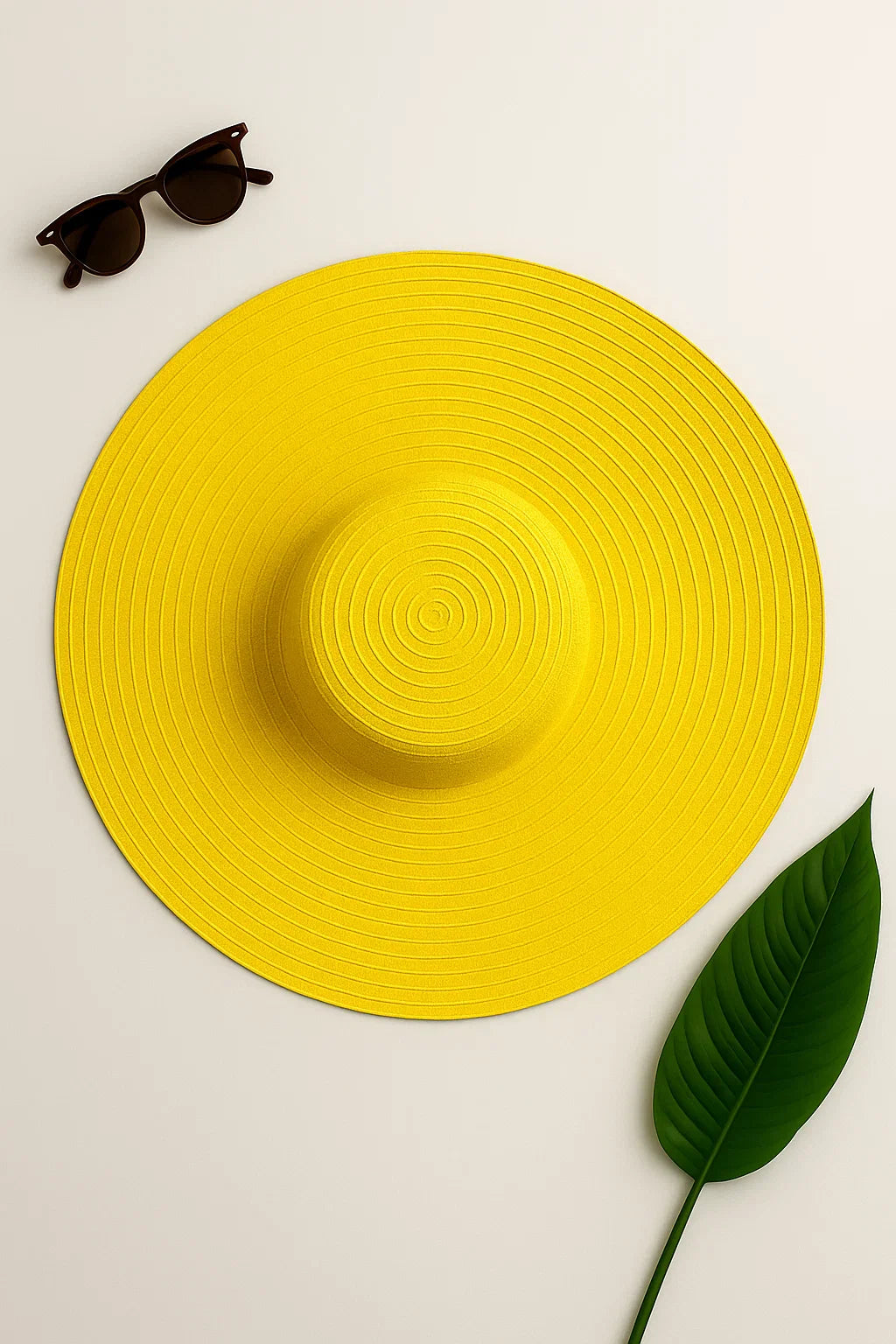 Cappello di Sole Uomo - Giallo Una taglia - beach hats cappello cappello sole hats hats for women sole sun hat Sun Hats uomo women's hat - Concept Palermo