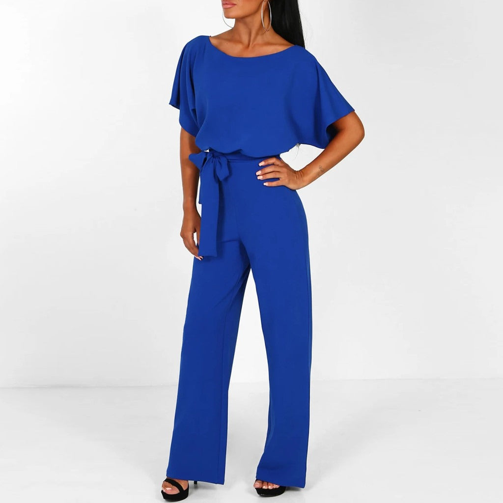Combinaison Femme Fluide Élégante Ceinturée Large Parfaite - Bleu - 29/3/2025 ceinturée combinaison combinaison ceinturée cross-from-seroa-10007771021578 dresses femme jambes larges New-google popular robes - Concept Palermo