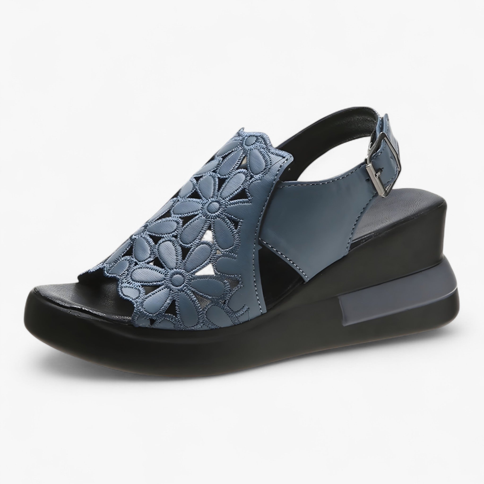 Sandalias cómodas para mujer en piel auténtica - Varios colores y tallas disponibles