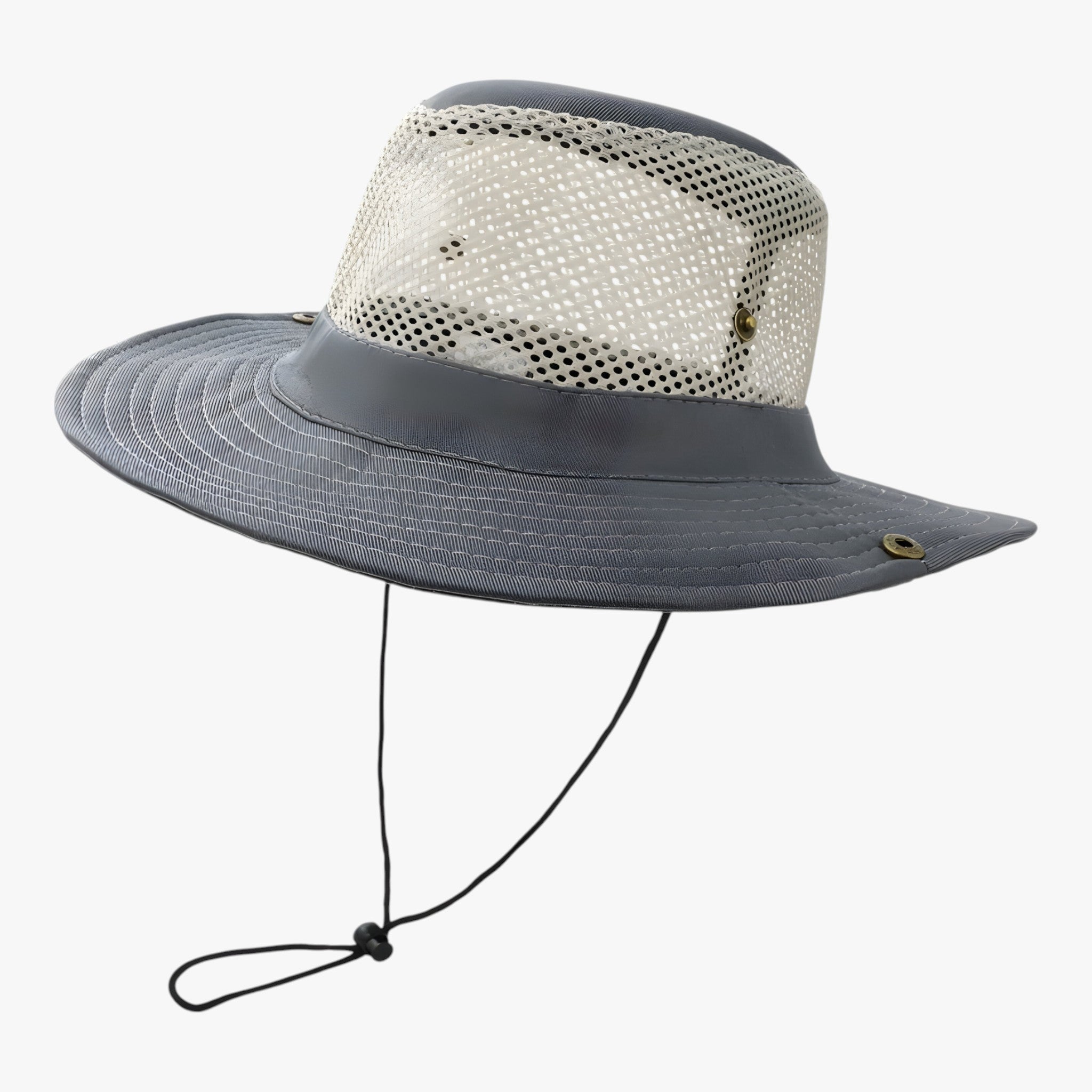 Cappello da estate traspirante da uomo - Grigio - cappello cappello estate estate hat hats Mens hat sun hat Sun Hats traspirante uomo - Concept Palermo