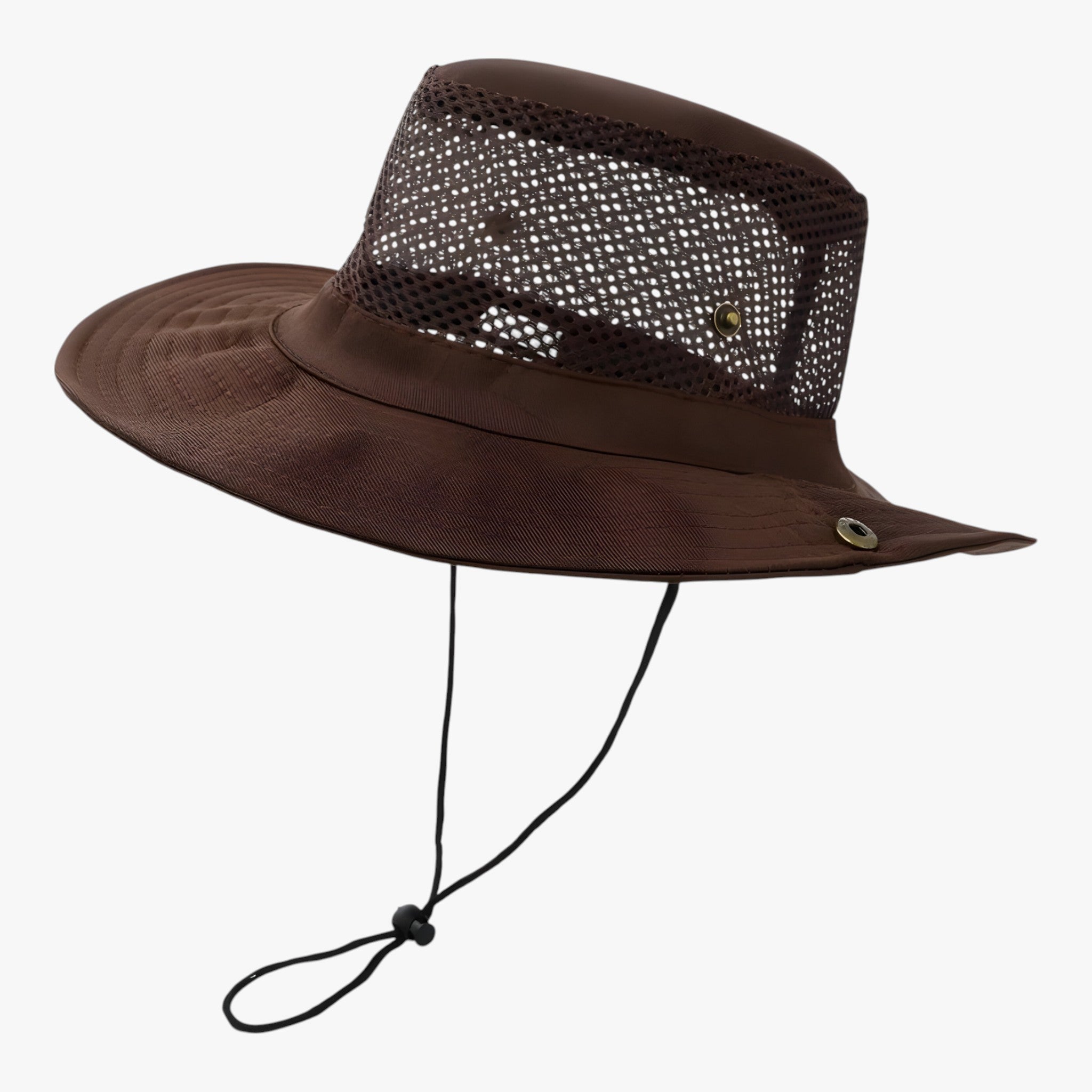 Cappello da estate traspirante da uomo - Caffè - cappello cappello estate estate hat hats Mens hat sun hat Sun Hats traspirante uomo - Concept Palermo
