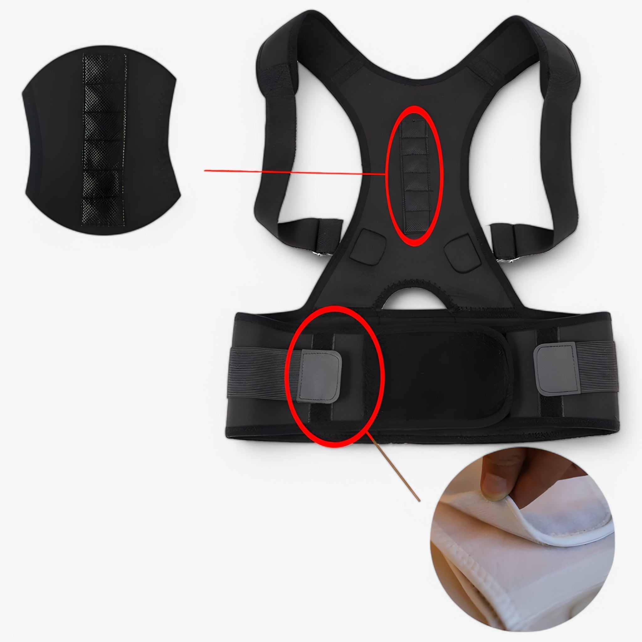 Correttore Posturale BeltGuard Unisex Regolabile e Traspirante per Schiena Dritta Uomo e Donna - - back brace back support beltguard beltguard - supporto per una migliore postura - € Body care body support gadgets migliore postura supporto - Concept Palermo