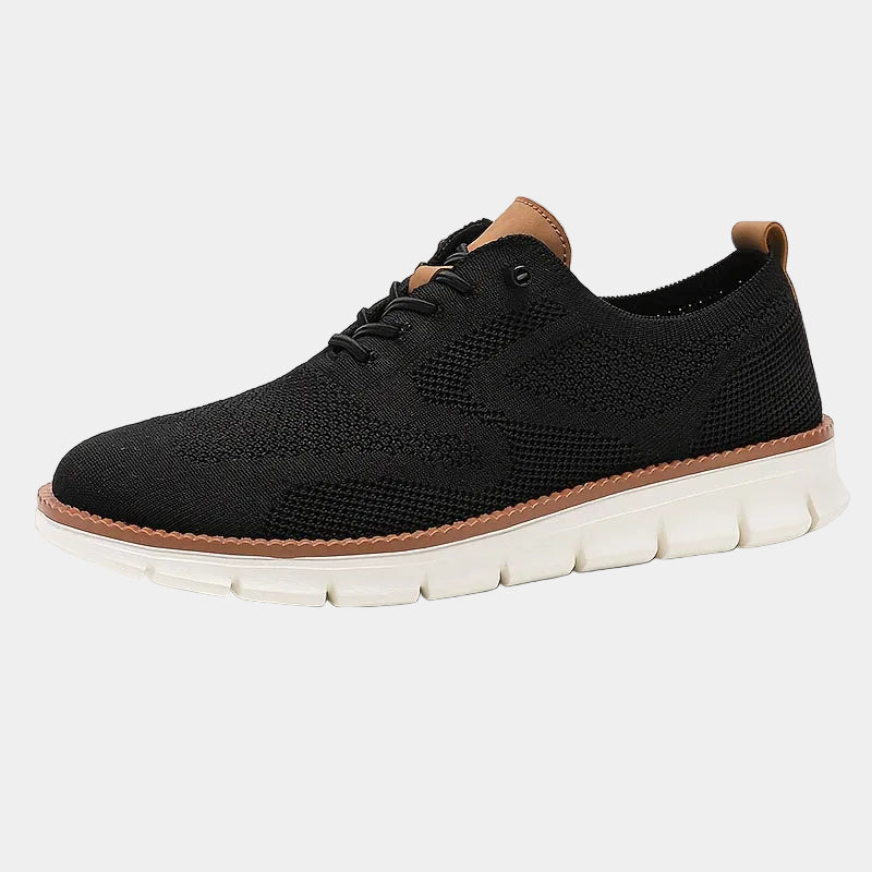 Sneakers da uomo con lacci in maglia