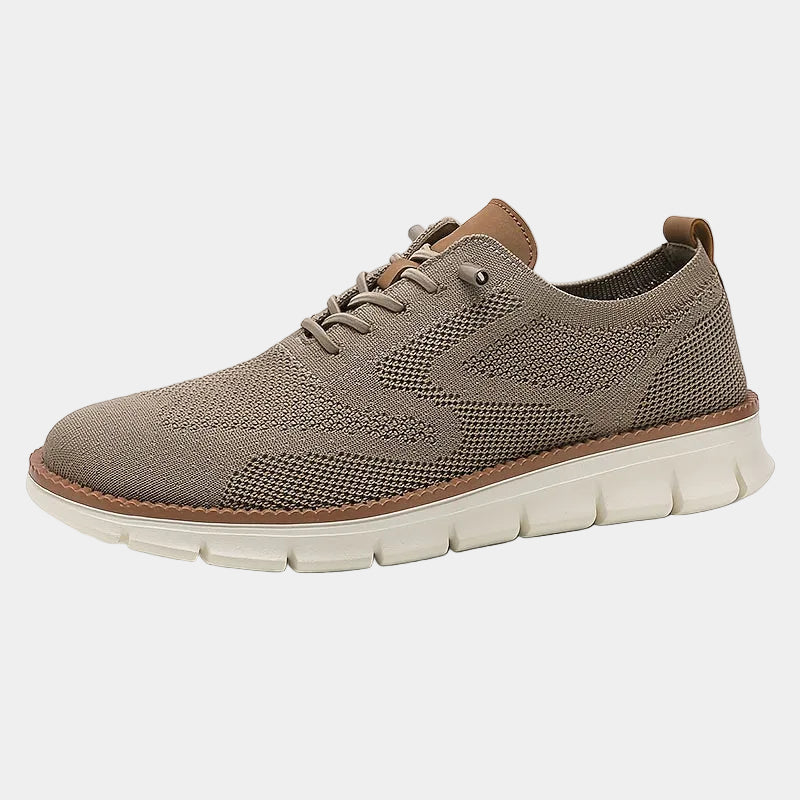 Sneakers da uomo con lacci in maglia