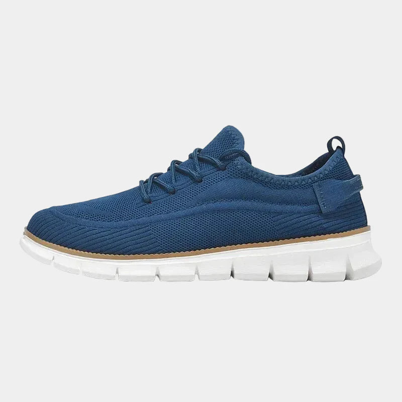 Sneakers da uomo in maglia con lacci