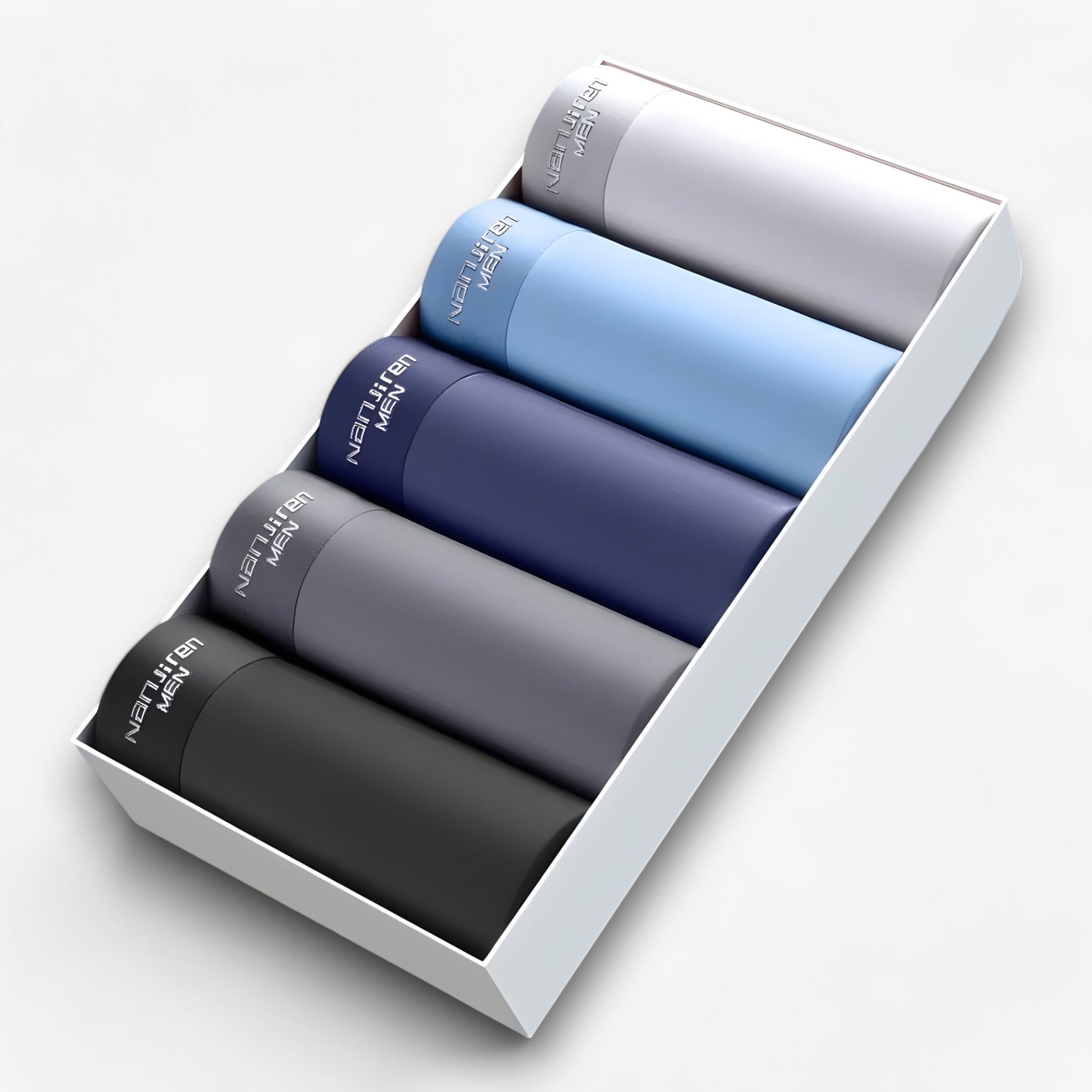 Slip Uomo Seta Premium 10 Pezzi - Morbidi, Traspiranti, Senza Cuciture per Comfort Superiore - Nero-grigio-blu-azzurro chiaro-grigio chiaro - cuciture leo | slip da uomo - traspirante e senza cuciture (5+5 gratis) - € seta slip slip uomo traspirante uomo Zeer aanbevolen-tag - Concept Palermo