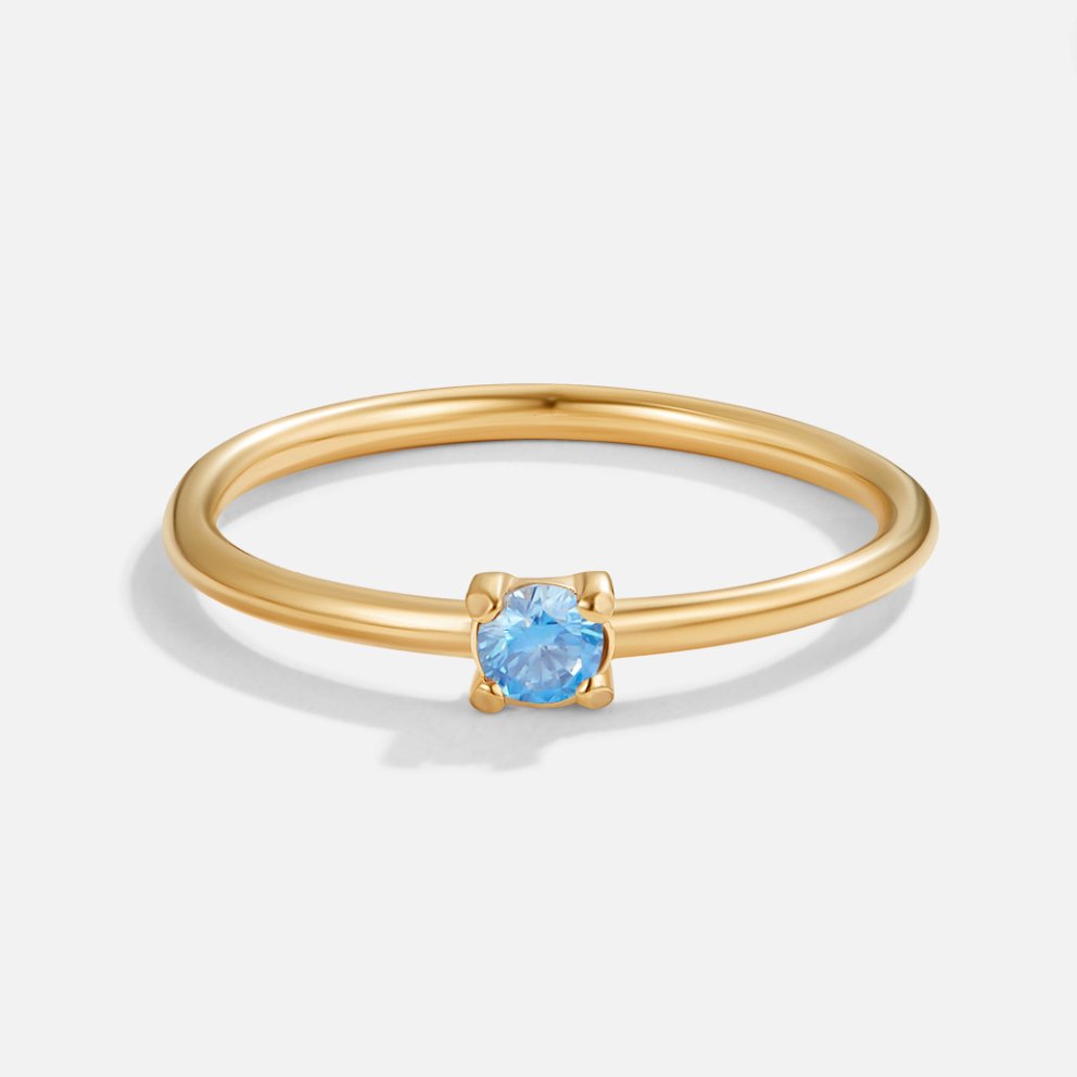 Anello in oro 18K con pietra del mese di nascita Uomo - - anello anello pietra August23 AV7 AV7+W AV7+W+AUG23 AV7+W+AUG23+SEP23 EverydayEssential EverydayEssentials gold HYPOALLERGENIC jewelry mese nascita New New Arrivals pietra Ring Stainless uomo - Concept Palermo