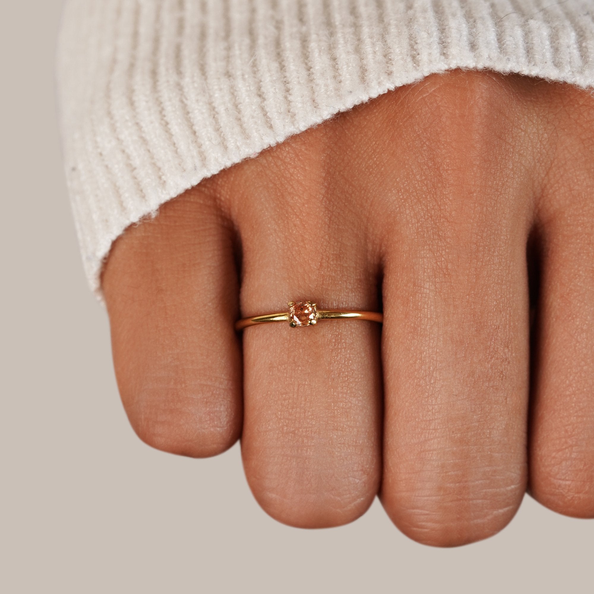 Anello in oro 18K con pietra del mese di nascita Uomo - - anello anello pietra August23 AV7 AV7+W AV7+W+AUG23 AV7+W+AUG23+SEP23 EverydayEssential EverydayEssentials gold HYPOALLERGENIC jewelry mese nascita New New Arrivals pietra Ring Stainless uomo - Concept Palermo