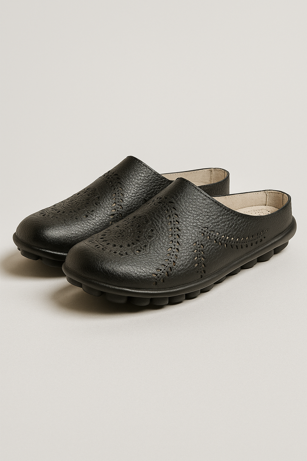 Ciabatte Donna Eleganti Floreali Comfort con Suola Flessibile - Nero - ciabatte ciabatte donna close sandals donna fashion flessibile Frauen Sandalen motivo Sandals suola women - Concept Palermo