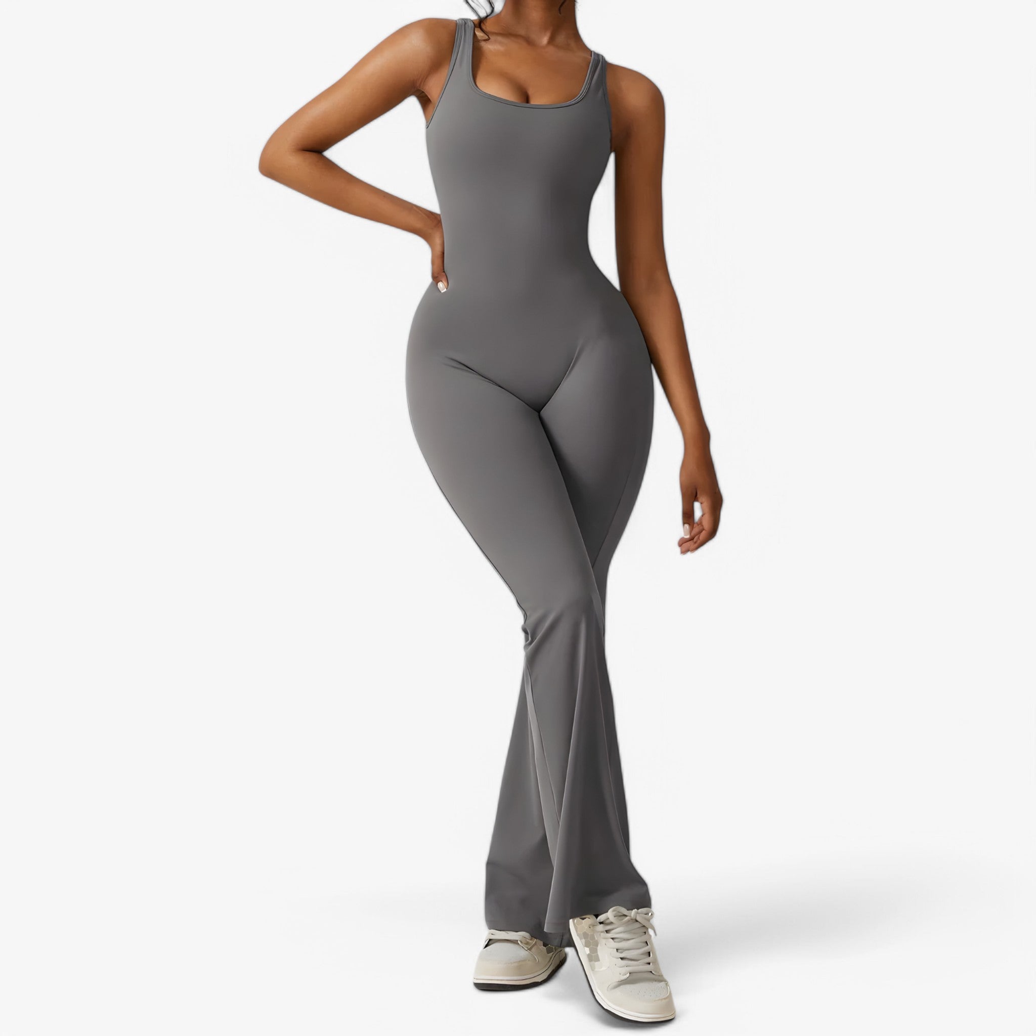 Jumpsuit Elegante Nera con Scollo a V Profondo da Donna - - Bestsellers Dames jumpsuit Kleding one-pieces scollo udligende - Concept Palermo