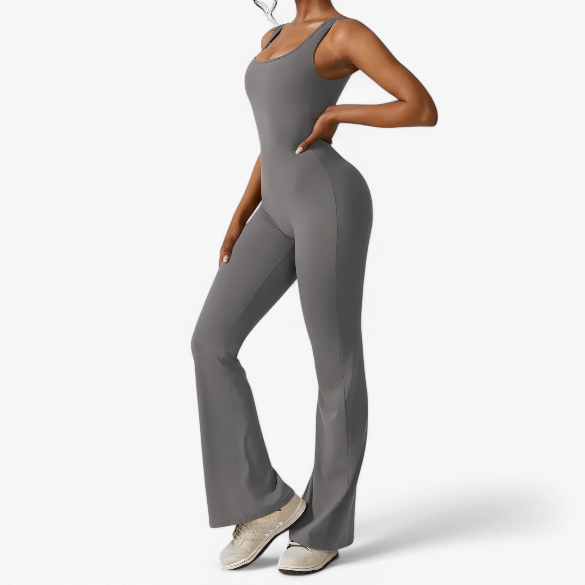 Jumpsuit Elegante Nera con Scollo a V Profondo da Donna - - Bestsellers Dames jumpsuit Kleding one-pieces scollo udligende - Concept Palermo