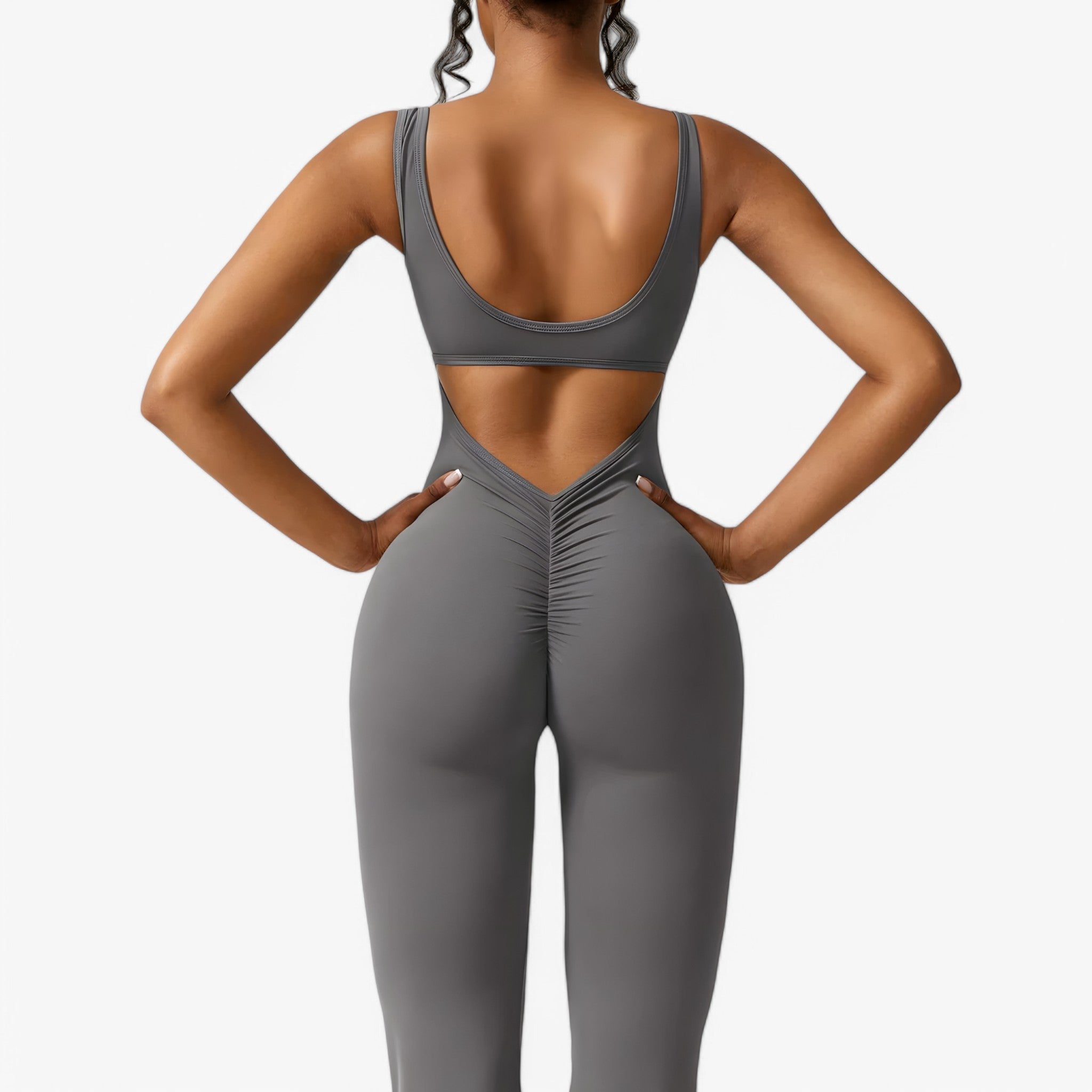 Jumpsuit Elegante Nera con Scollo a V Profondo da Donna - - Bestsellers Dames jumpsuit Kleding one-pieces scollo udligende - Concept Palermo