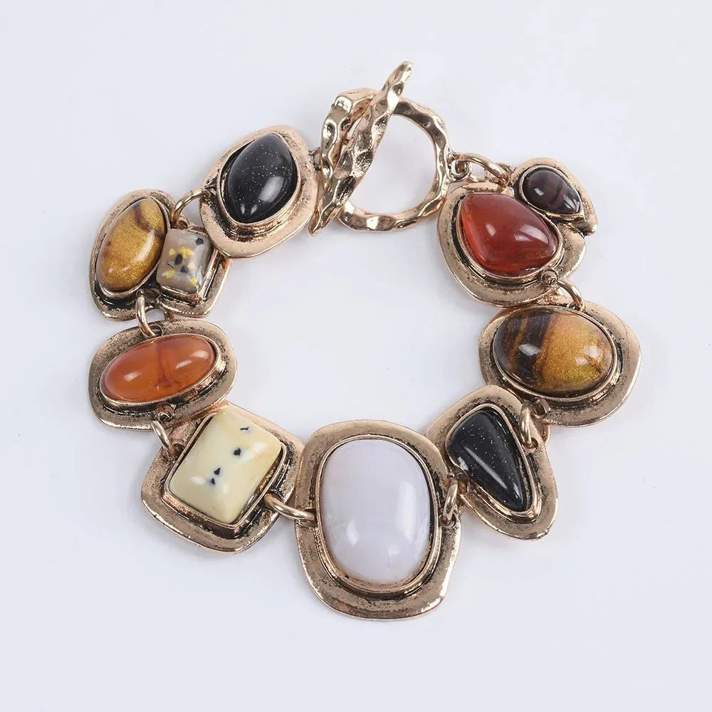 Bracciale Donna Argento Anticato Regolabile Boho Chic Vintage con Ciondoli Etnici - D - bohémien bracciali bracciali etnici BRACELETS bracelets for women ciondoli donna etnici jewelry - Concept Palermo