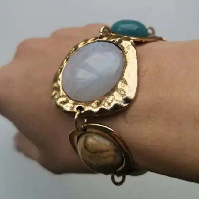 Bracciale Donna Argento Anticato Regolabile Boho Chic Vintage con Ciondoli Etnici - - bohémien bracciali bracciali etnici BRACELETS bracelets for women ciondoli donna etnici jewelry - Concept Palermo