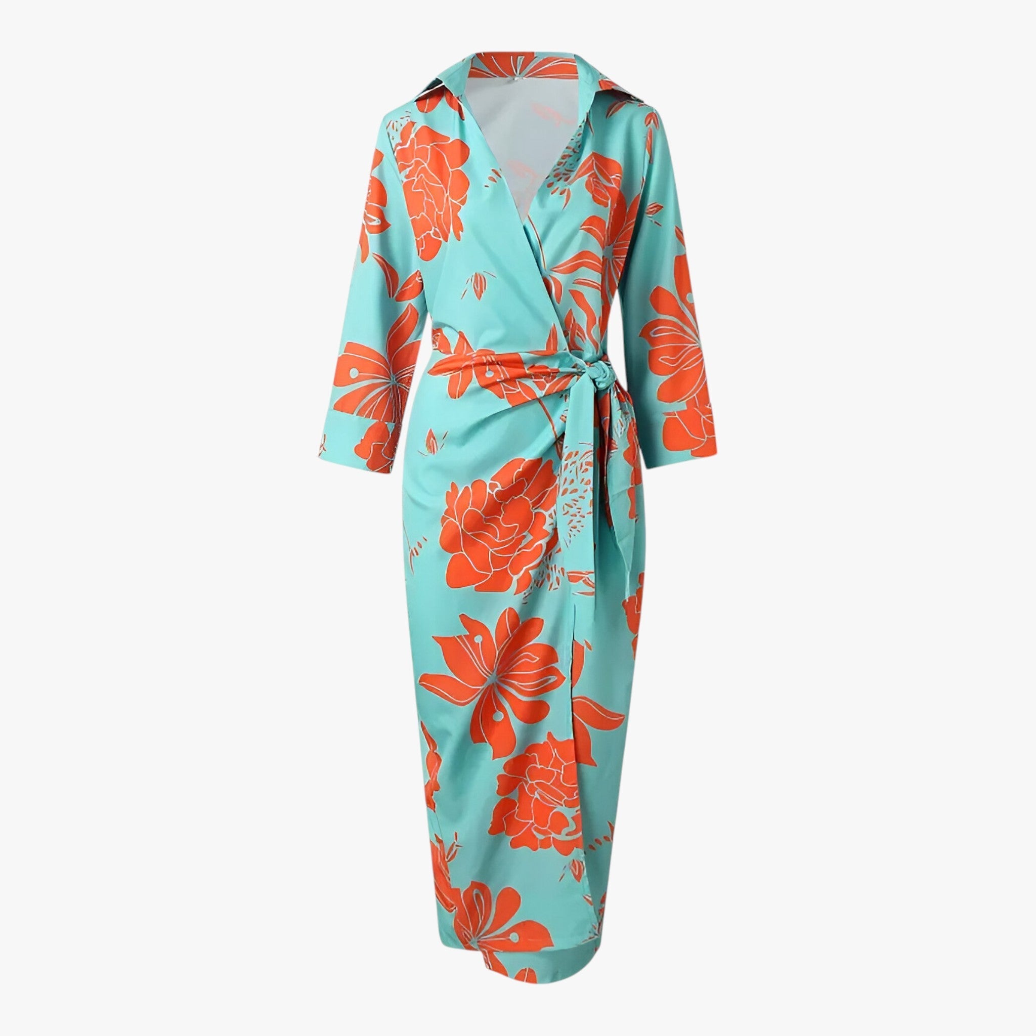 Abito lungo stampato - sofisticato e femminile - - abito abito stampato dresses femminile sofisticato stampato - Concept Palermo