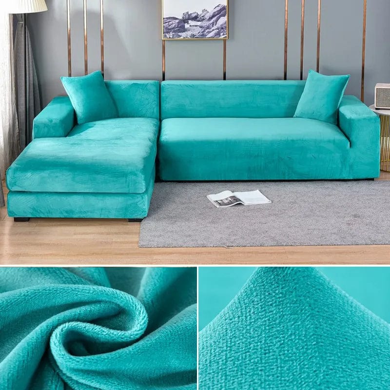 CouchCover - Morbido Copridivano Antiscivolo - Grigio