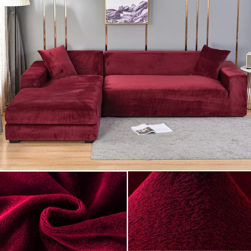 CouchCover - Morbido Copridivano Antiscivolo - Grigio