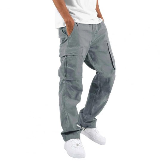 Pantaloni Cargo Daan Uomo - Resistenti, Tasche Multiple, Vestibilità Comoda - Grigio - cargo daan pantaloni pantaloni cargo pants uomo - Concept Palermo