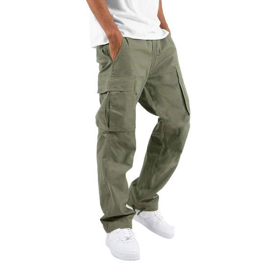 Pantaloni Cargo Daan Uomo - Resistenti, Tasche Multiple, Vestibilità Comoda - Verde - cargo daan pantaloni pantaloni cargo pants uomo - Concept Palermo
