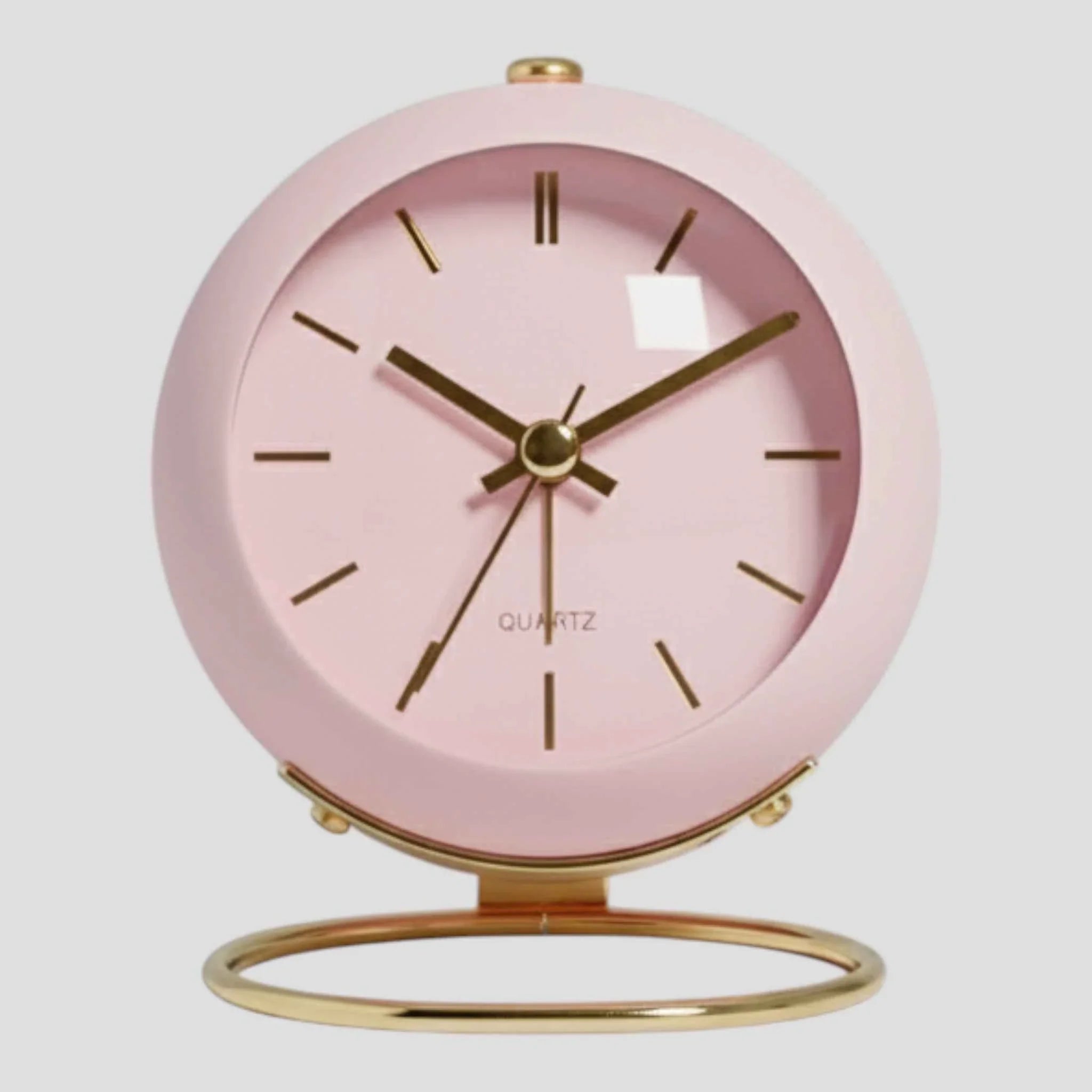 Sveglia da Scrivania Al Quarzo Silenzioso - Orologio da Tavolo Vintage per Camera da Letto/Ufficio