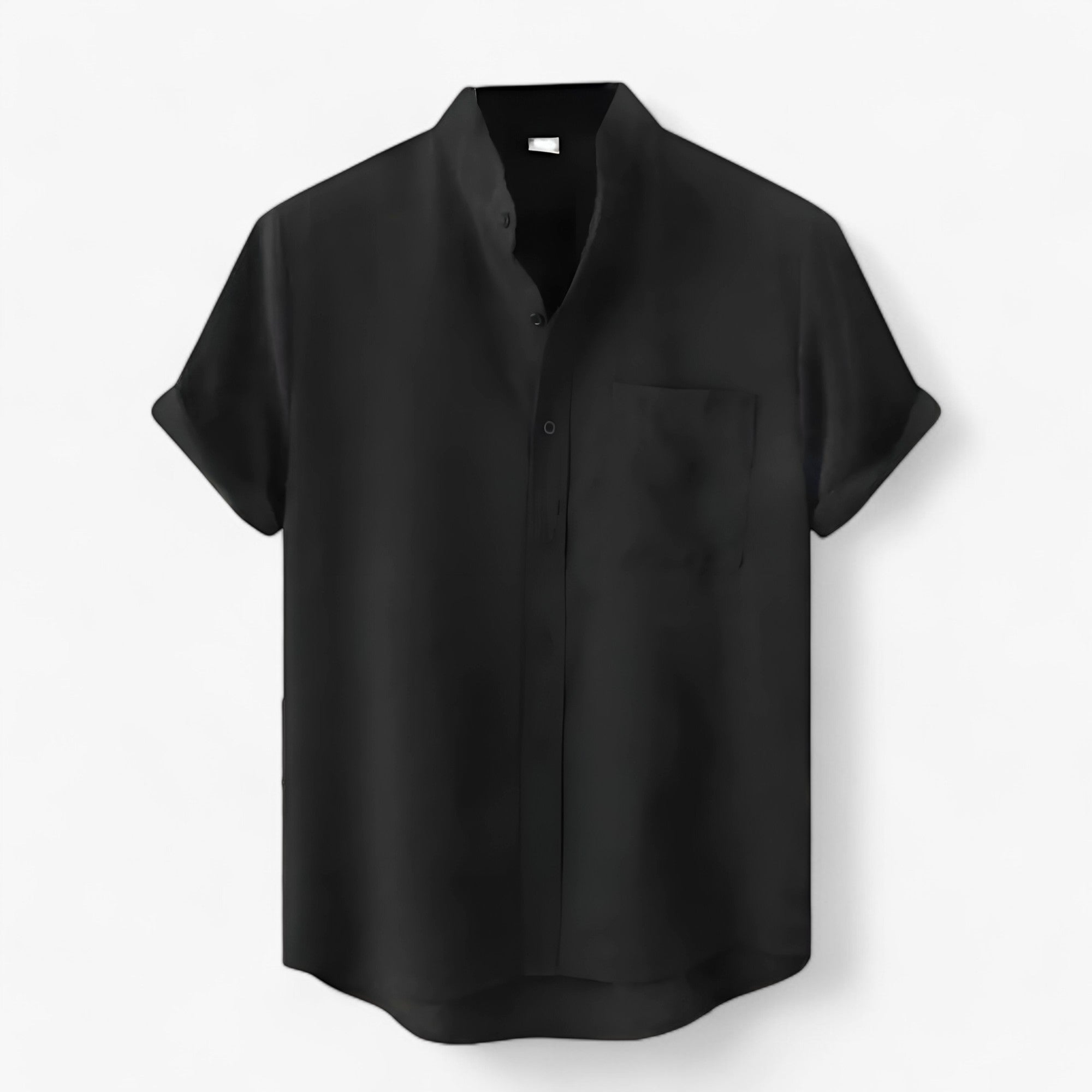 Camicia per Uomo - Nero - camicia camicia uomo D046 men's top clothes uomo - Concept Palermo