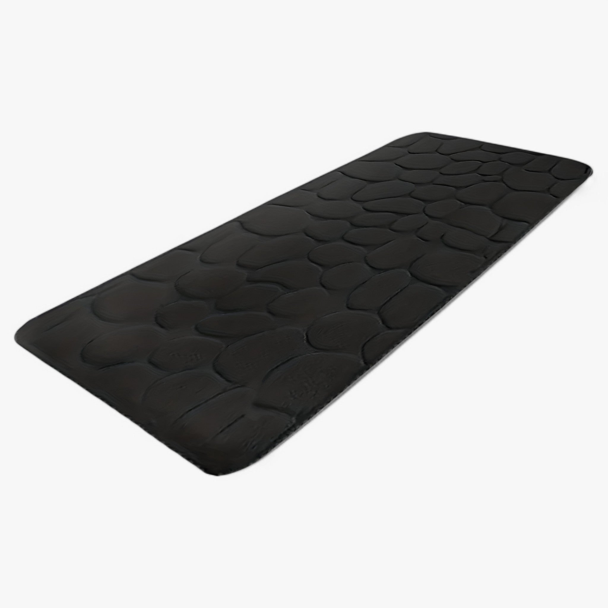 Tappetino da bagno grande a strisce lunghe - lavabile in lavatrice Uomo - Nero 50x120cm - bagno bath mats home & garden lavabile lavatrice lunghe mats strisce tappetino tappetino bagno - Concept Palermo