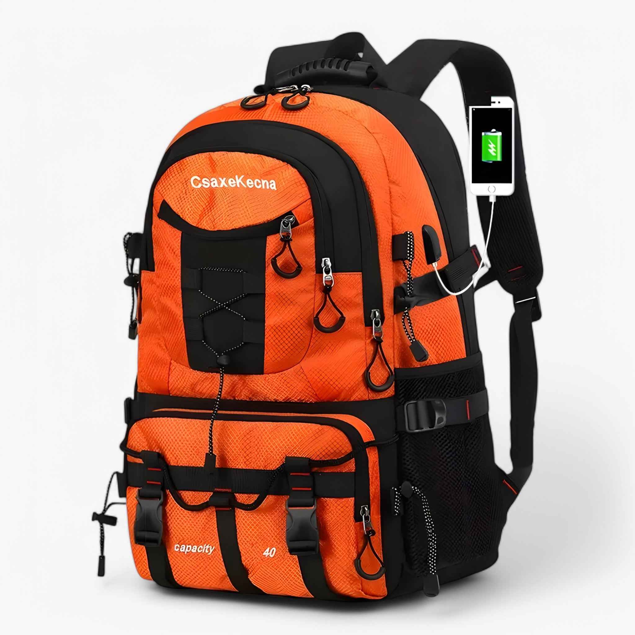 Zaino da trekking impermeabile 40L - Ideale per campeggio, trekking, attività all'aperto - - 40 liter rugzak Avontuurlijke rugzak Backpack cross-from-marche-lino-15830921511261 Duurzame rugzak New-google new_for_google_may plein plein étanche Reizen rugtas Rugzak usb-oplader Wandelaarsrugzak Waterdichte rugzak étanche - Concept Palermo