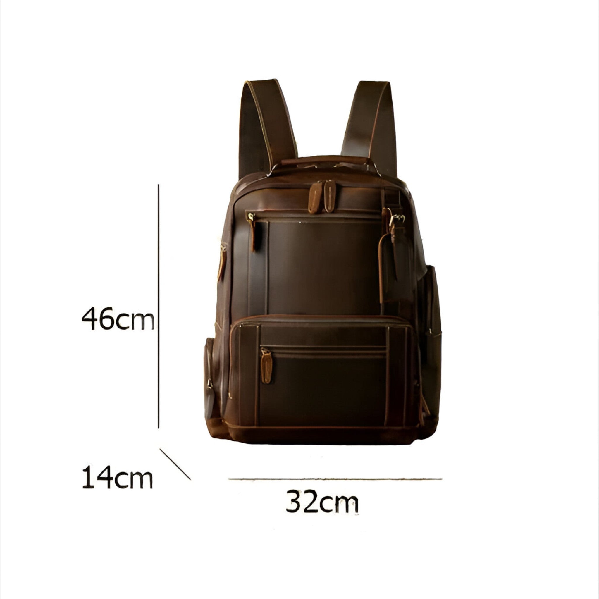 Zaino in Vera Pelle Stile Retrò - - accessoires bags pelle retr stile tassen vera zaino zaino vera - Concept Palermo