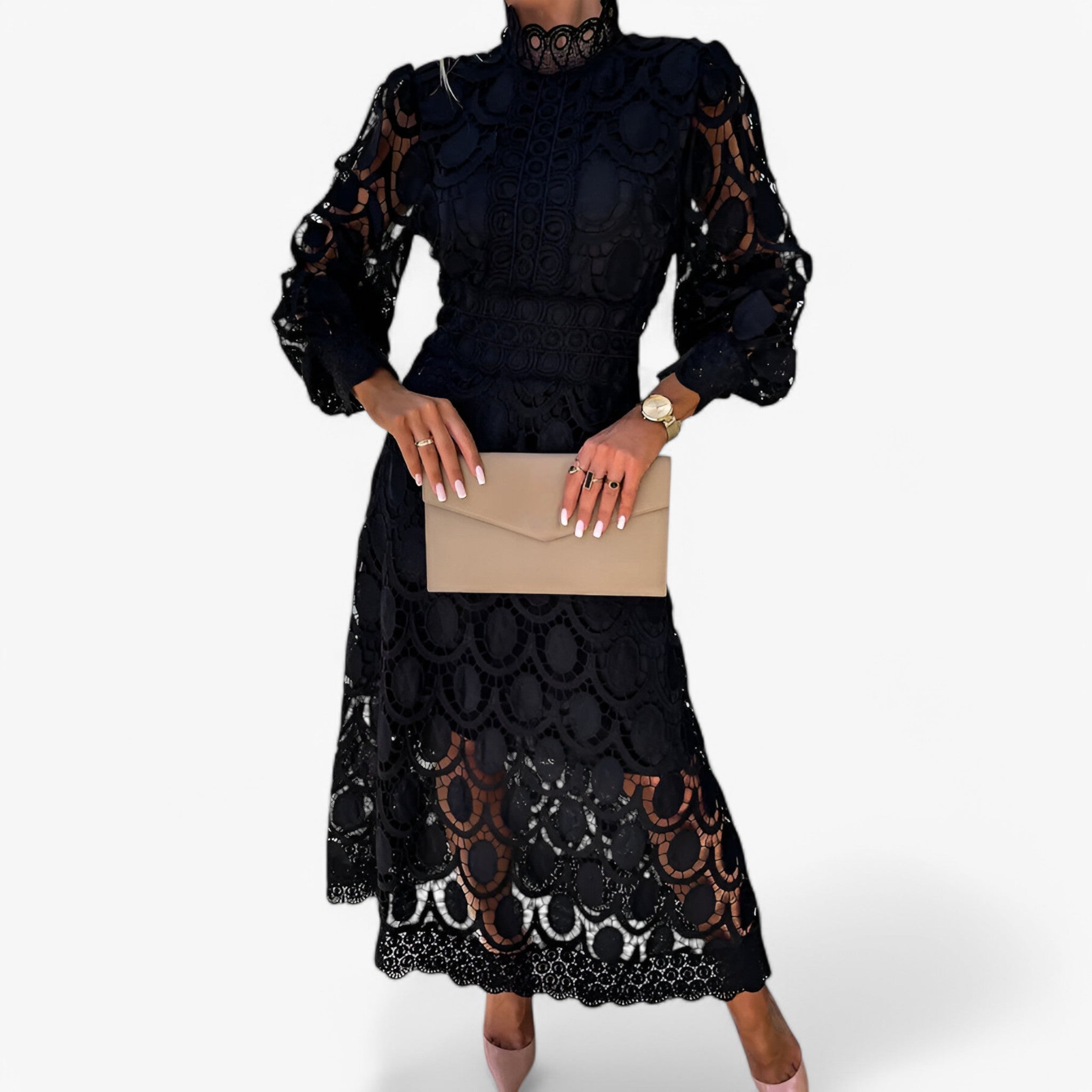 Abito Donna Lola in pizzo romantico - - abbigliamento abito abito donna donna dress dresses lola pizzo romantico women - Concept Palermo
