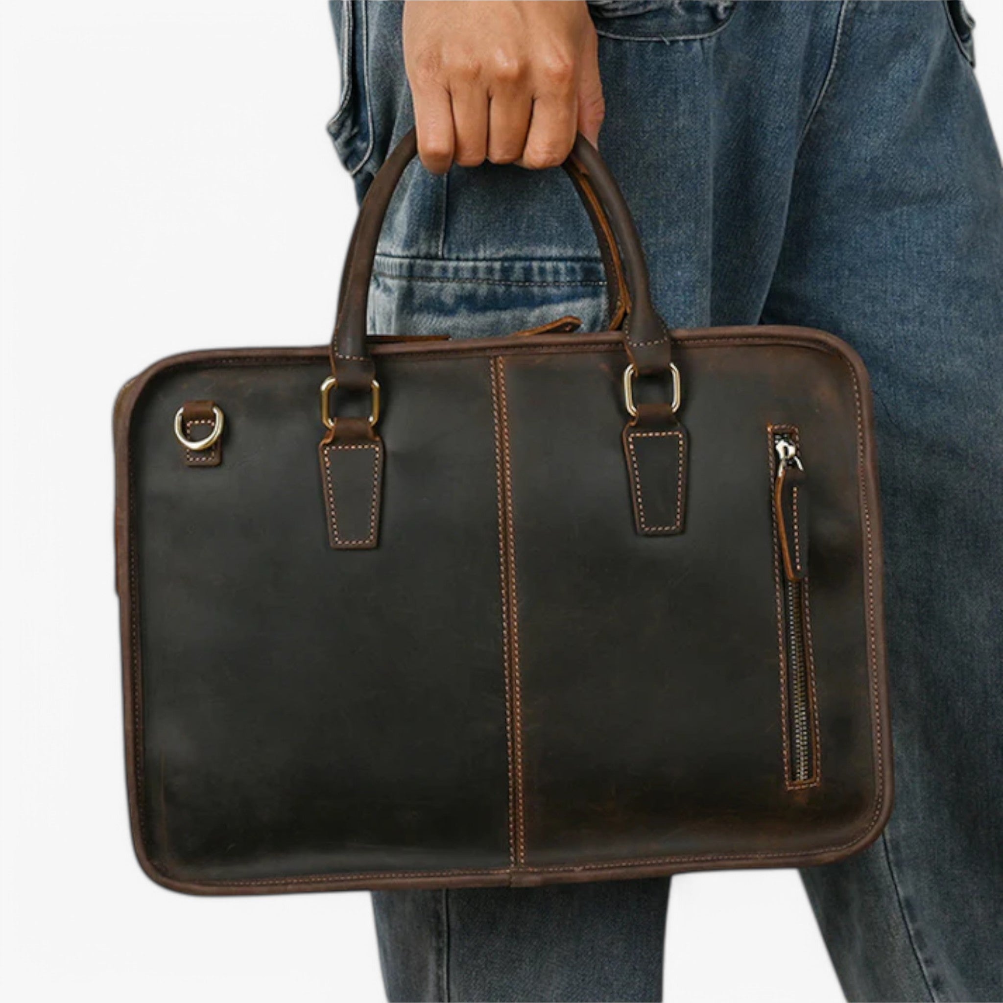 Borsa porta computer in pelle con tracolla Donna - - accessoires bags borsa borsa porta computer donna pelle porta tassen tracolla - Concept Palermo