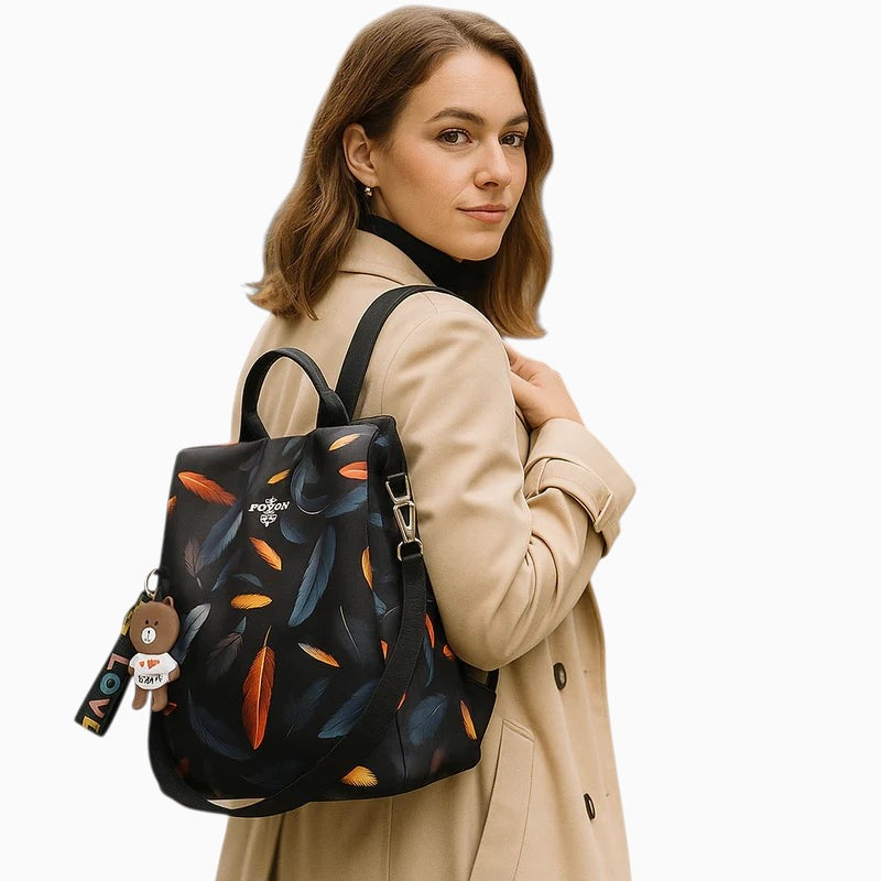 Zaino Antifurto Donna Impermeabile con USB, Elegante per Scuola Lavoro Viaggio - - antifurto Backpacks bags donna impermeabile Travel Essentials zaino zaino impermeabile - Concept Palermo