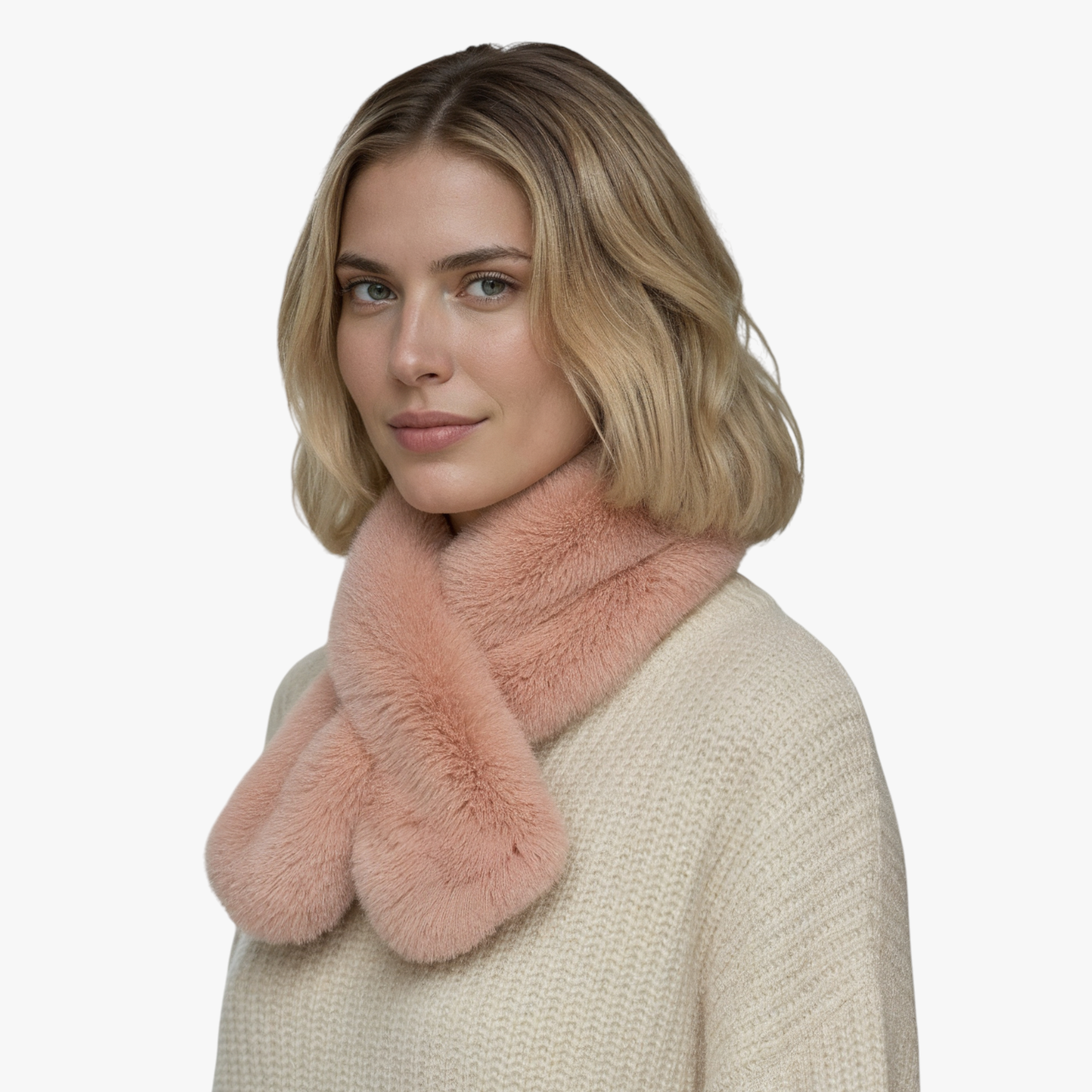 Sciarpa di Pelliccia per Donne - - accessorio elegante donne moda invernale pelliccia pelliccia di coniglio rex sciarpa sciarpa calda sciarpa corta sciarpa di lusso sciarpa di pelliccia sciarpa invernale sciarpa naturale sciarpa pelliccia sciarpe - Concept Palermo
