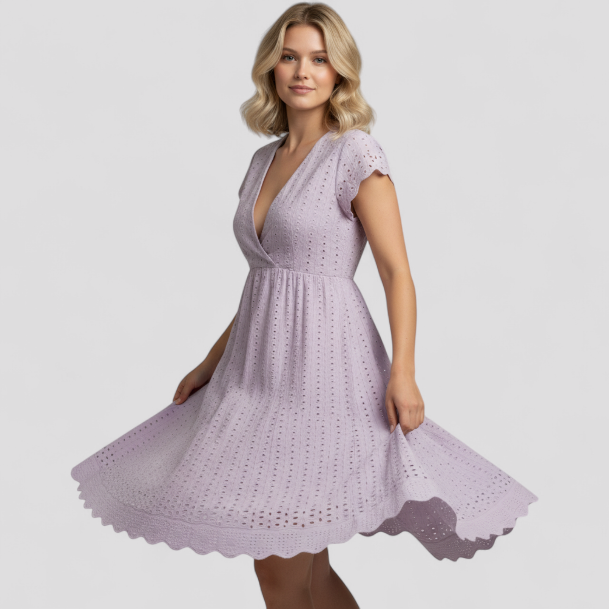Vestido de verano cómodo para mujer en lino transpirable, vestido casual ligero para vacaciones