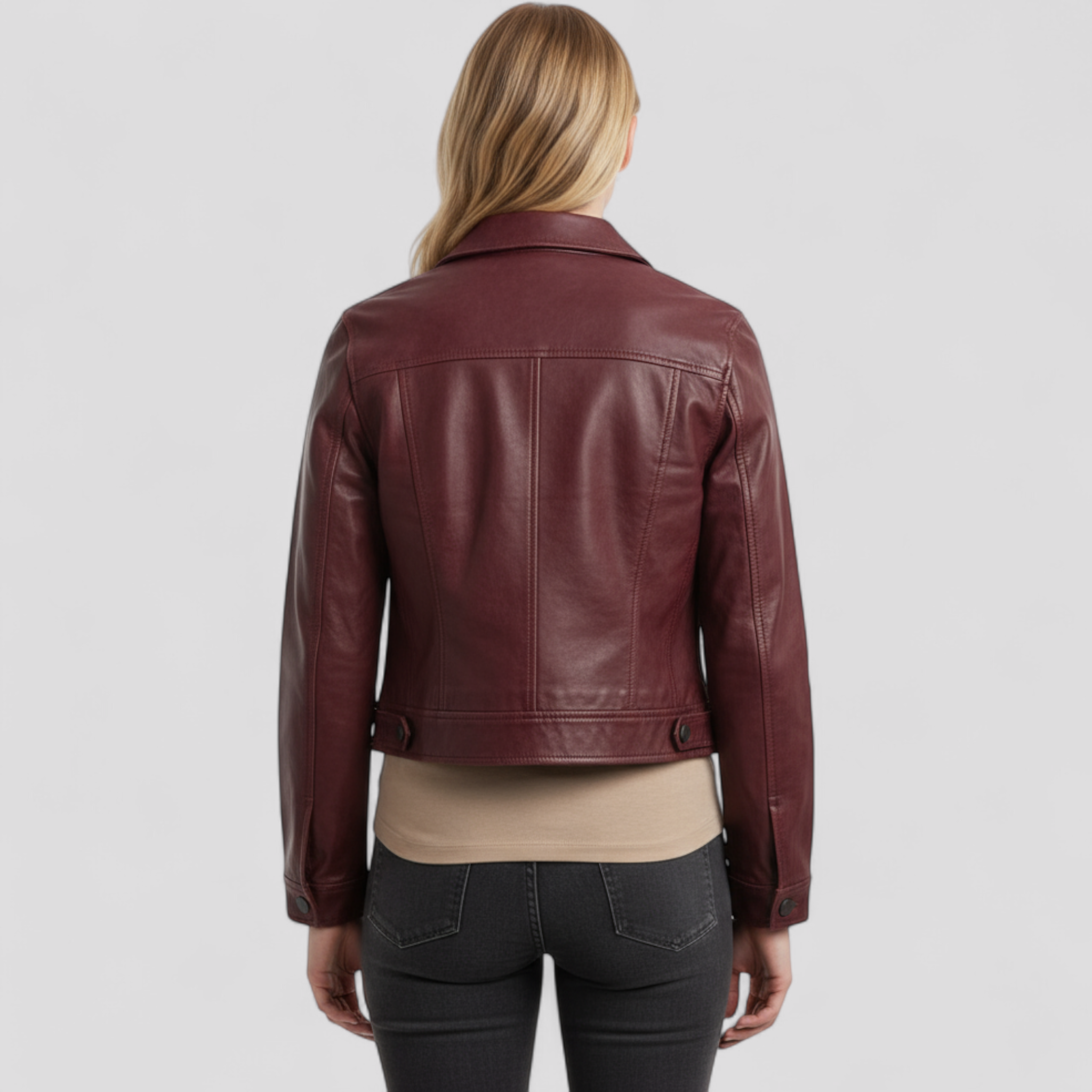 Giacca in pelle sottile da donna - - donna giacca giacca pelle Jackets & Coats pelle sottile Women jackets women's coats & jackets - Concept Palermo