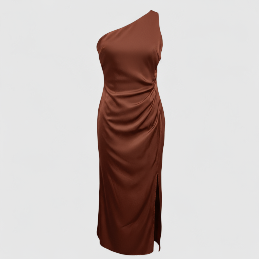 Abito maxi con effetto trendy e taglio che aderisce Donna - marrone - abito abito effetto aderisce casual dresses donna DRESS dresses Dresses & Jumpsuits effetto female dress taglio trendy - Concept Palermo
